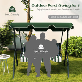 Tangkula porch swing canopy adjustable shade that follows the sun