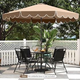 Tangkula tilt-button demonstrates easy angle adjustment for precise shade coverage.