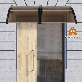 Tangkula aluminum brackets assembly image highlights simple back-to-wall mounting.
