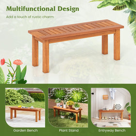 Tangkula wooden-plant-stand multipurpose-use holds decor or books safely.