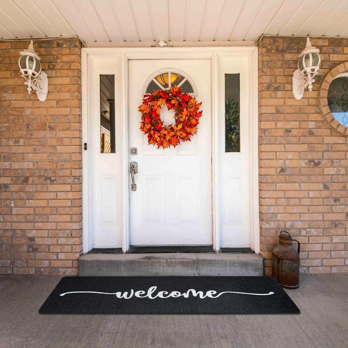 Tangren door mat for outdoor indoor use helps manage dirt