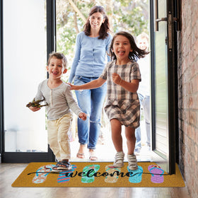Tangren easy-care mat cleans quickly while maintaining color and texture.