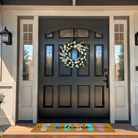 Tangren imitation coconut texture doormat offers a natural, durable wiping surface.