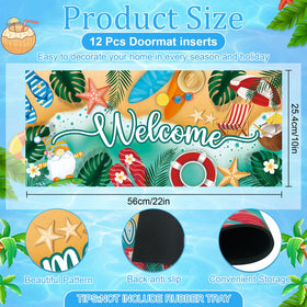 Tangren spring insert adds bright motif for welcoming guests in warmer seasons.