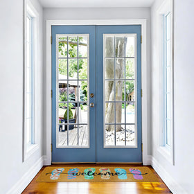 Tangren summer flip-flops design adds cheerful porch vibes.