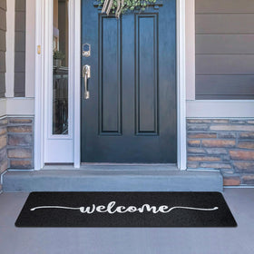 Tangren mat with beautiful welcome design enhances entry ambiance