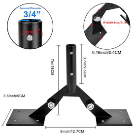TANGXIA steel mount with rust-resistant treatment for long-lasting outdoor use.