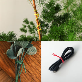 Tangyinrd safe non-toxic odor-free ties for food storage and crafts.