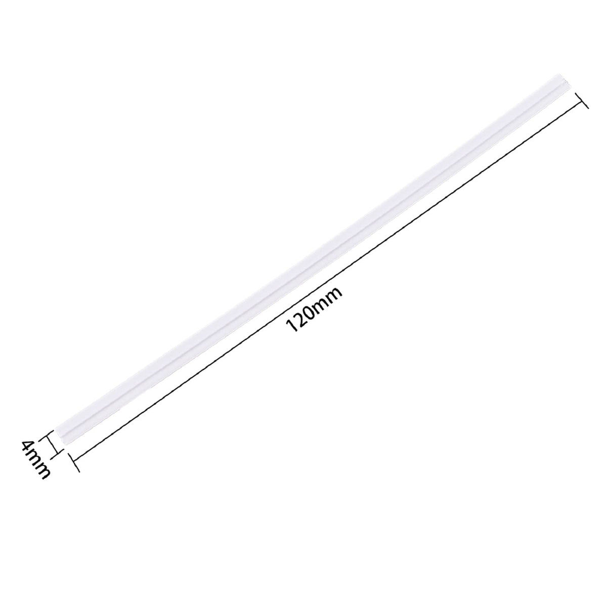 Tangyinrd 5 inch white twist ties securing party favors and cello bags for events.