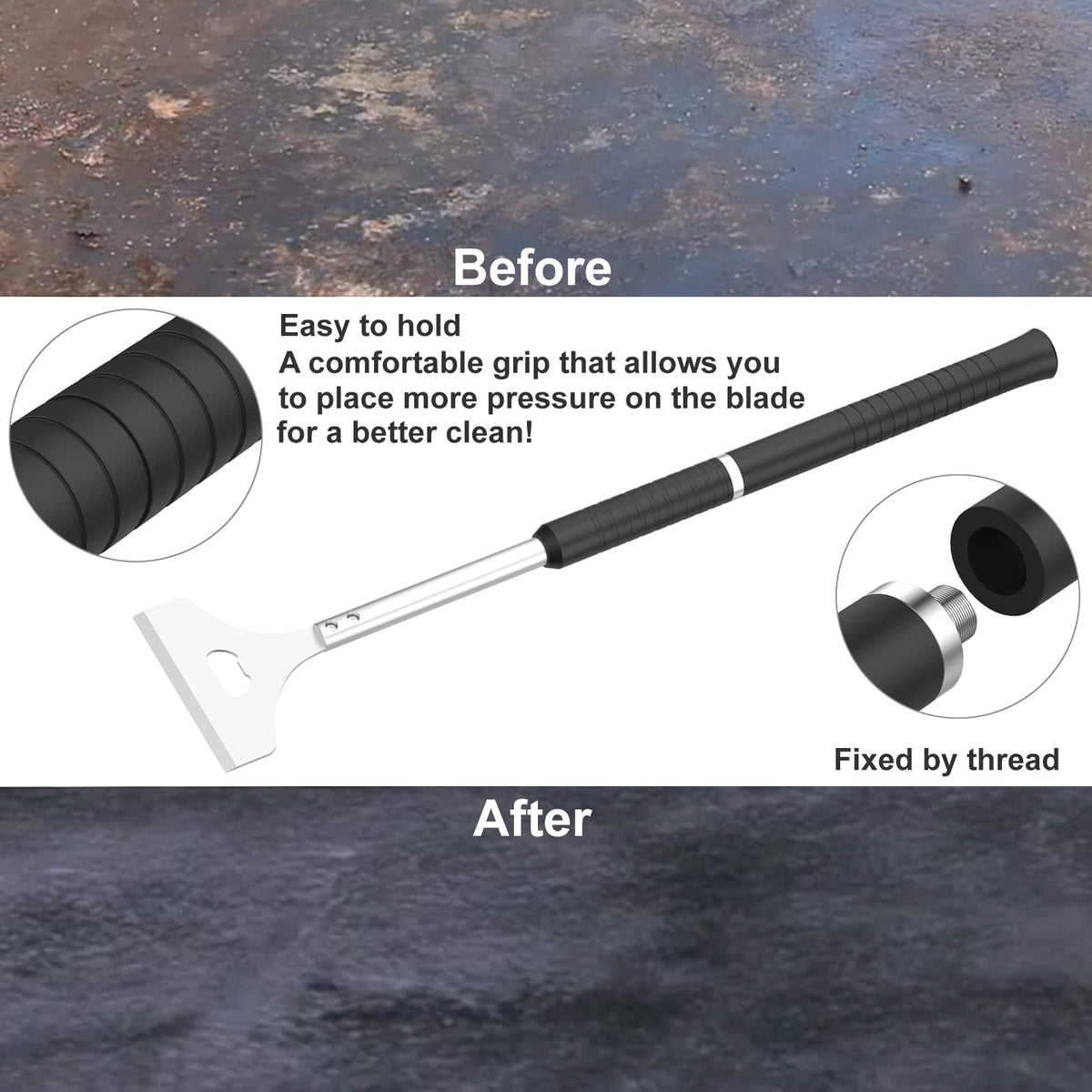 TANiCOO detachable handle design lets you switch lengths easily