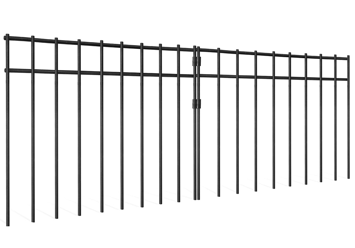 Tanivo landscape-border fence enhances curb appeal while protecting plants.