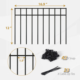 Tanivo strong snap-connect edges creating seamless garden barrier.