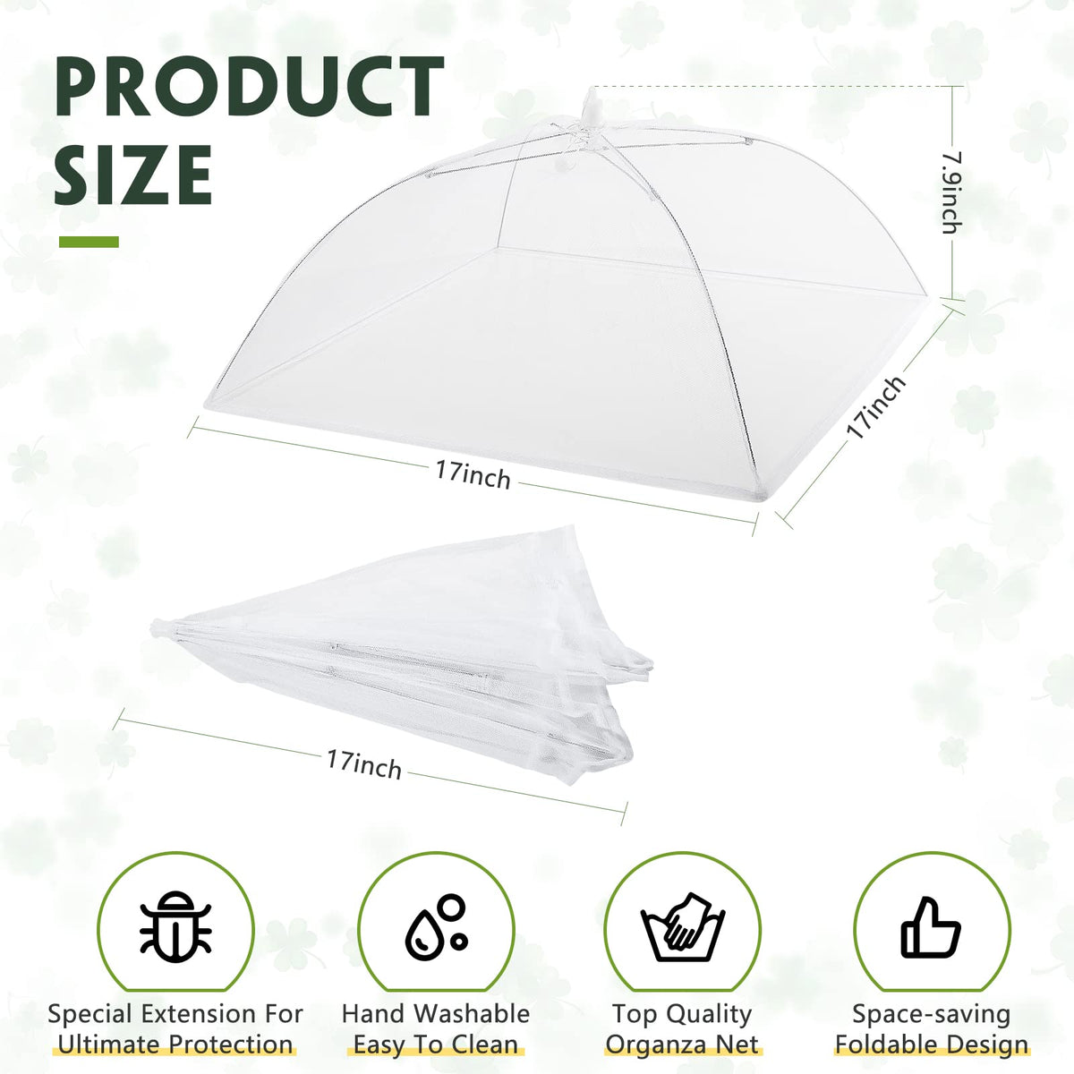 Tanlade mesh-dome-protector blocks small animals without hindering light.