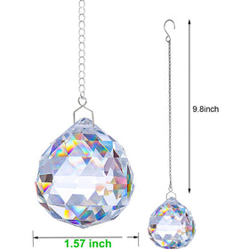TANOMA rainbow-maker suncatcher casts colorful light spots in a room
