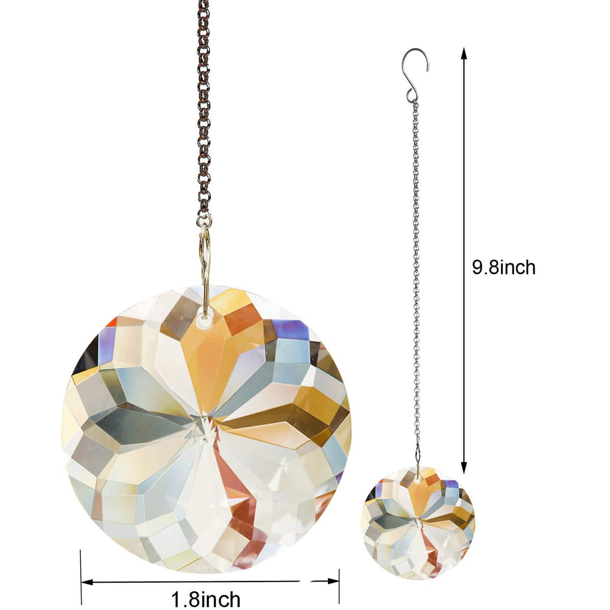TANOMA Top-grade K9 crystal prism delivers flawless shine and longevity.