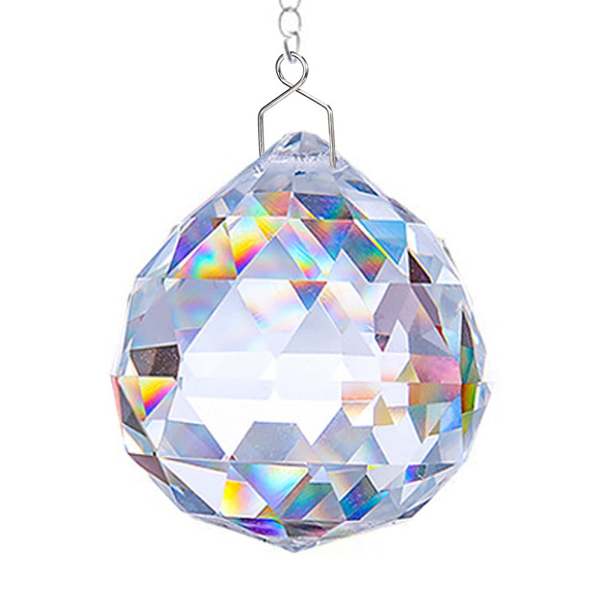 Tanoma window rainbow maker prism creates vivid light displays.