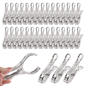 Tanstic 3.5 inch stainless steel greenhouse clamp with a large open mouth for secure grip