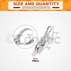 Tanstic stainless garden clip designed for durable performance in wet weather plants