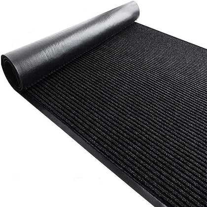 TANYOYO 4x6 commercial door mat, front view highlights dirt-trapping fibers