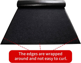 TANYOYO non-slip PVC backing keeps mat flat on floor