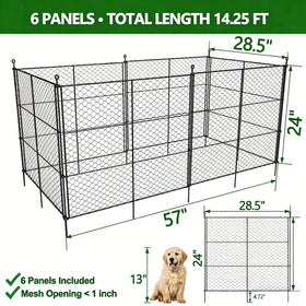 TAOMENNI panels connect with stakes for customizable garden layouts