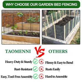 Versatile use as garden borders, raised bed fencing, or courtyards