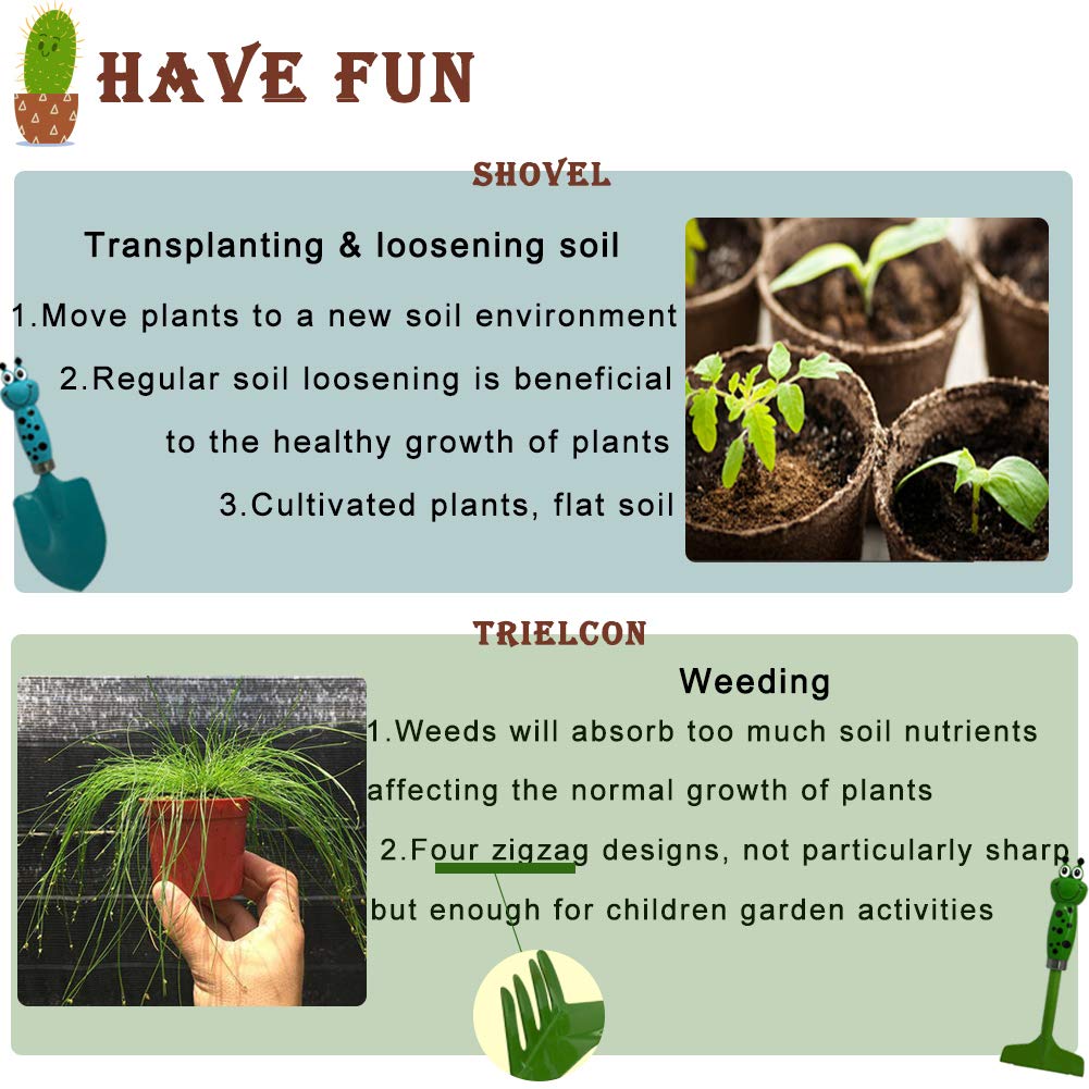 TAOYIO kids gardening gloves protect hands during planting