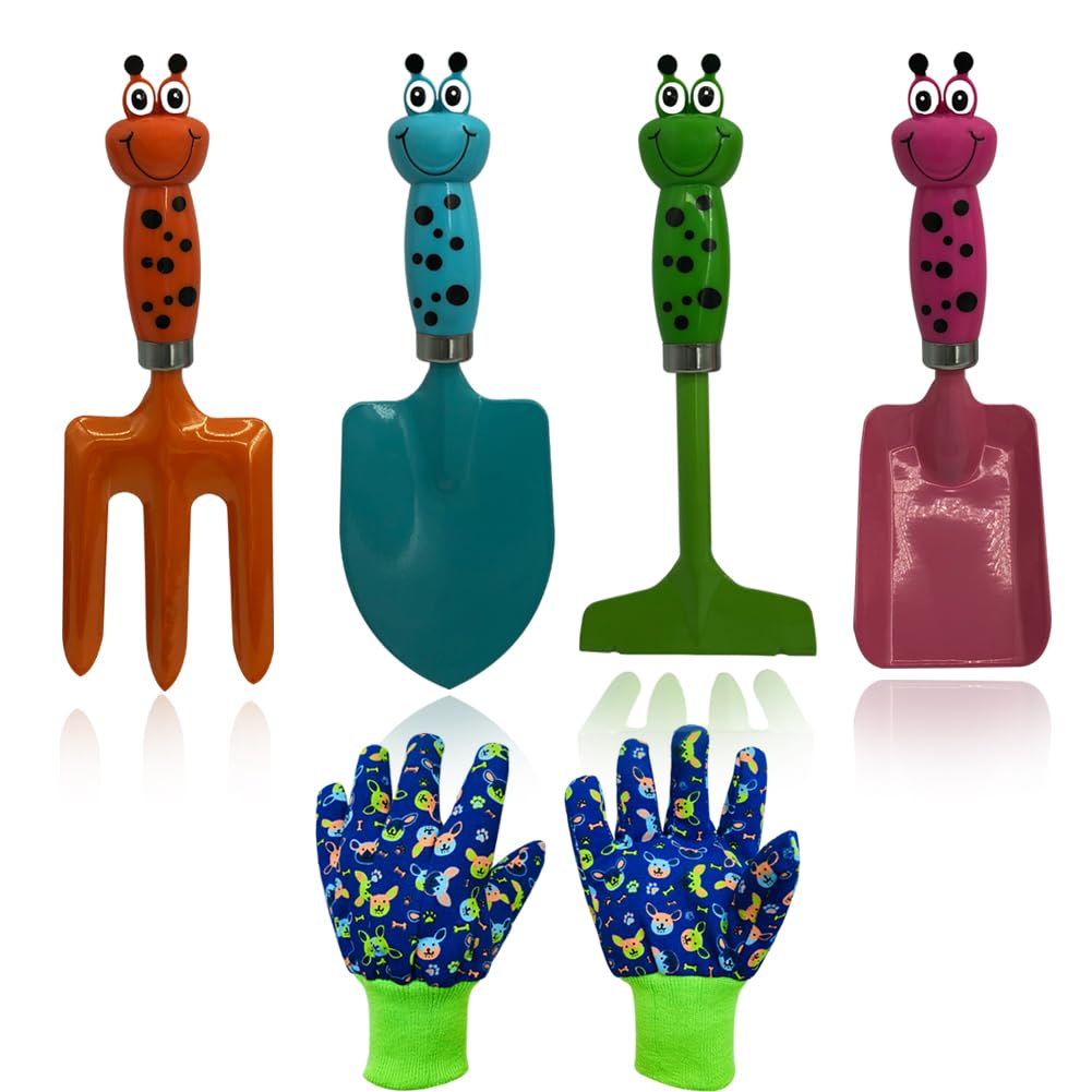 TAOYIO kids gardening trowel for safe digging in small beds