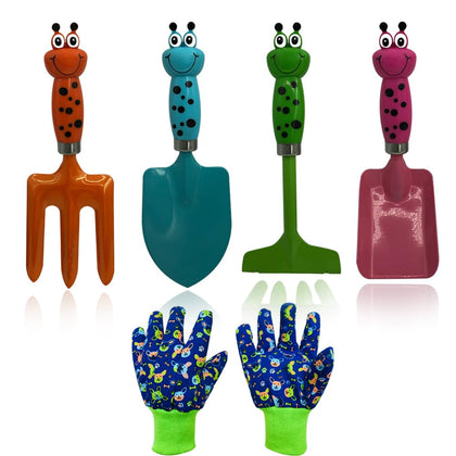 TAOYIO kids gardening trowel for safe digging in small beds