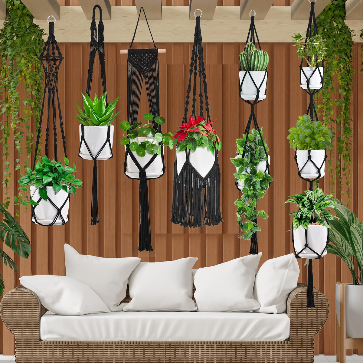 TAOZIM boho macrame design adds warm texture and visual interest to rooms