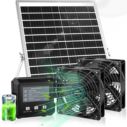TARKARI solar panel powering off-grid cooling for a coop.