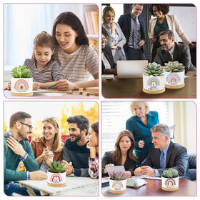 Tarklanda gift set for teachers and colleagues with cheerful rainbow motifs
