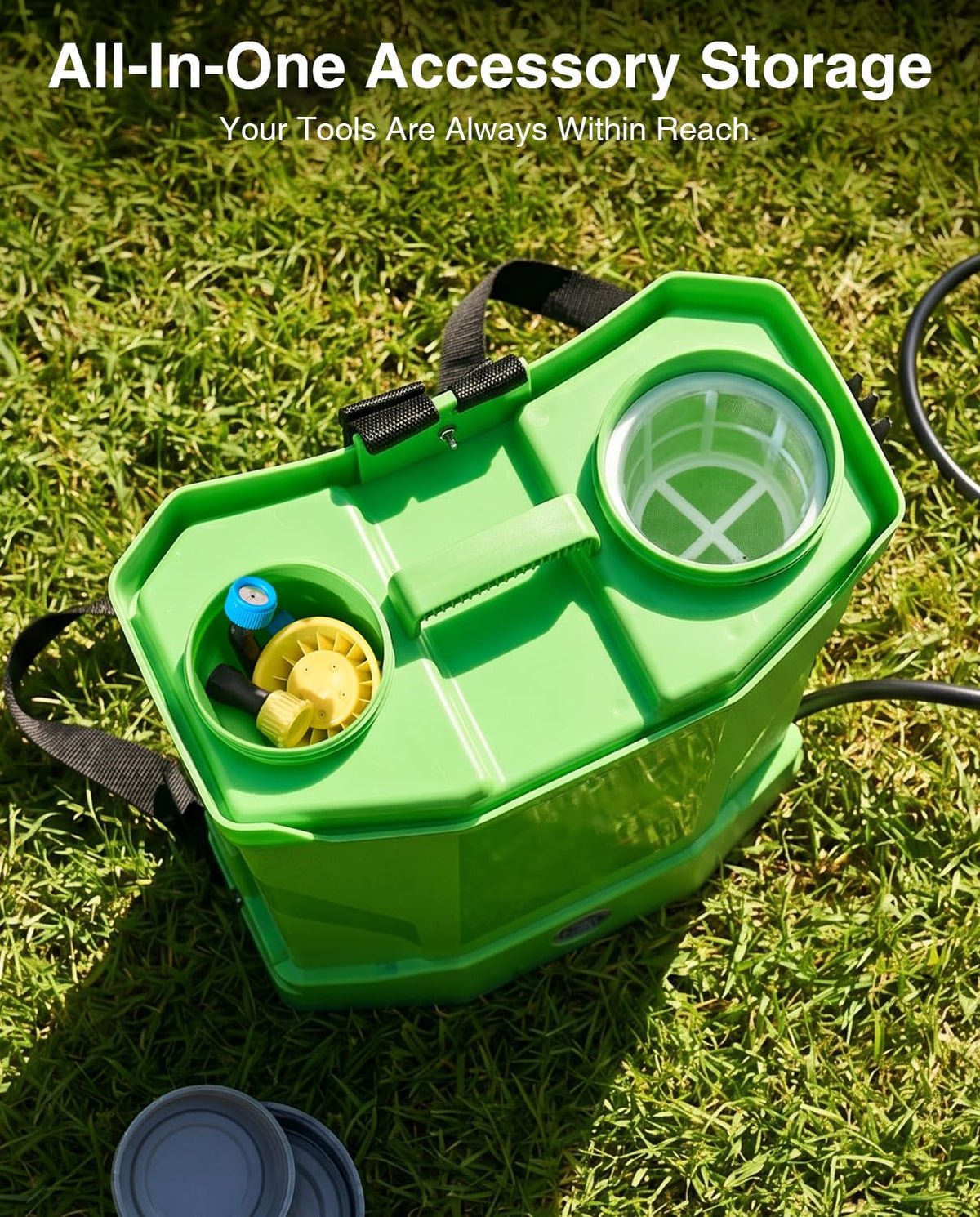TaskStar six-nozzle kit for fertilizer, insecticide, and cleaning tasks