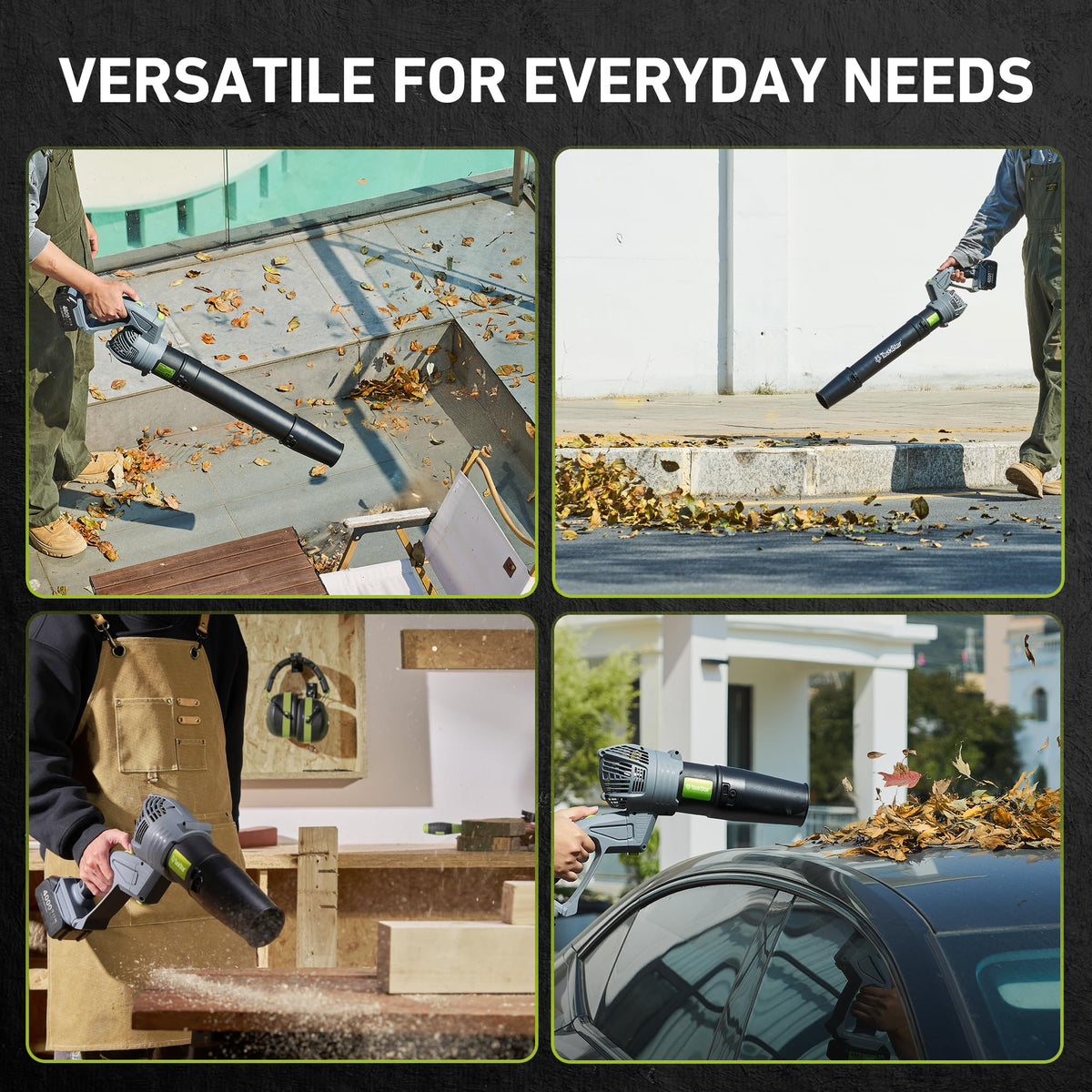 TaskStar cordless operation keeps noise and maintenance low