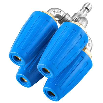 TasuoX four-in-one turbo nozzle rotating jet in action for faster wide-area cleaning