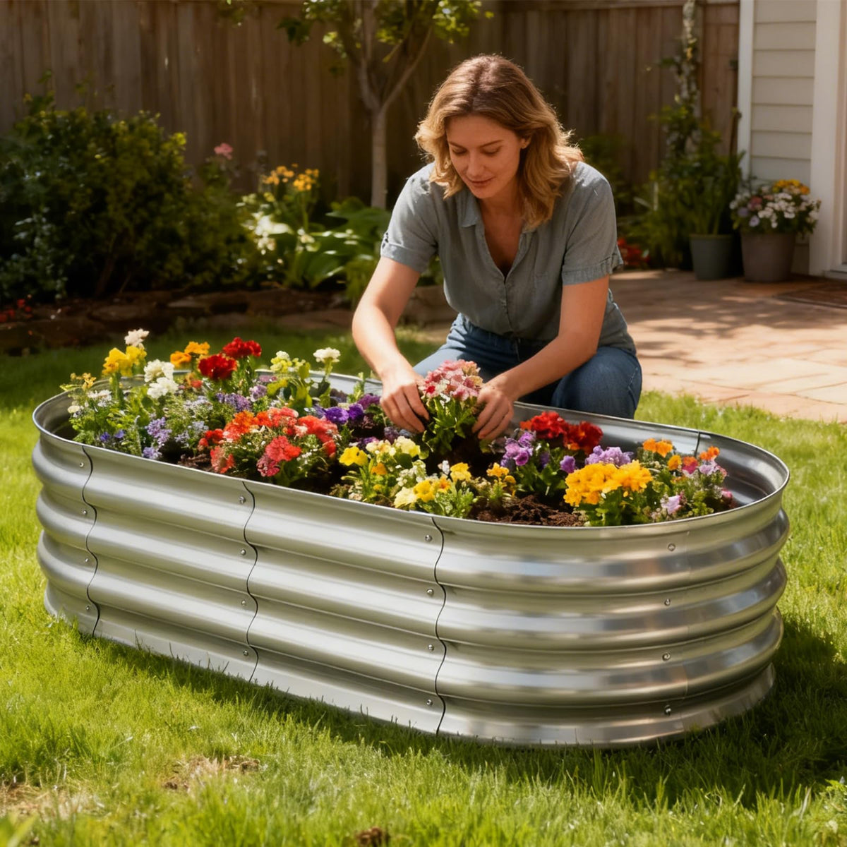 TATAANTY patio or community garden setup for versatile outdoor gardening.