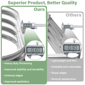 TATAANTY rust-resistant steel finish for durable outdoor use.