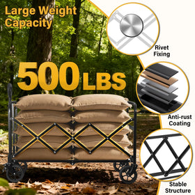 TATAANTY 500 lb capacity wagon ideal for groceries and gear