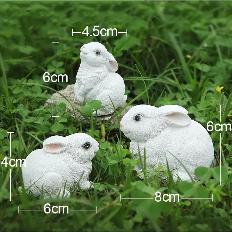 TaTalife bunny statues suitable for indoor or outdoor display in any space.