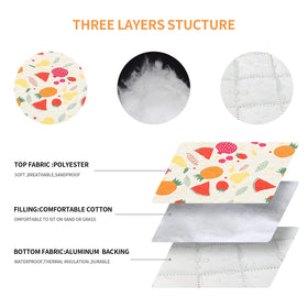 TaTalife durable fabric withstands outdoor use at beach, park, or camping.