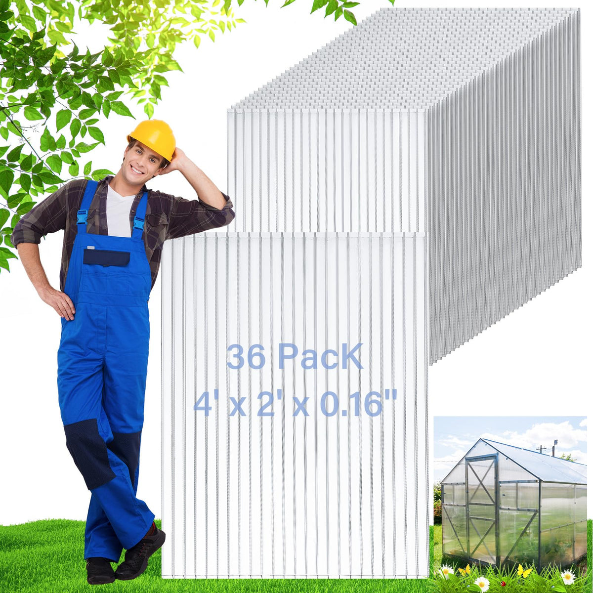Tatuo UV-protected polycarbonate panel for long-term sun exposure.