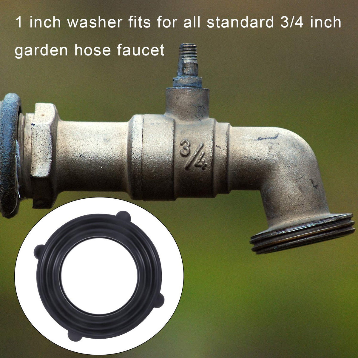 Tatuo weather-resistant rubber washers resist heat, cold, and cracking for long-term durability.