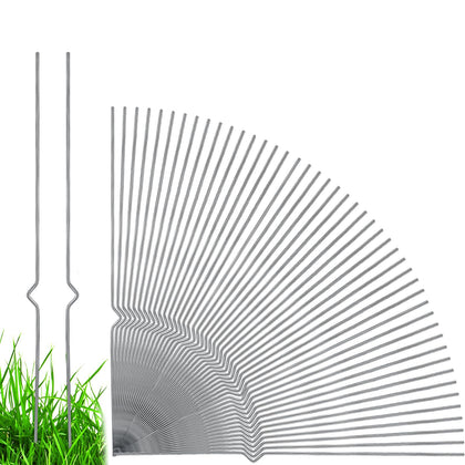 Tatuo 16.5 inch yard stake supporting corrugated signs in a lawn display