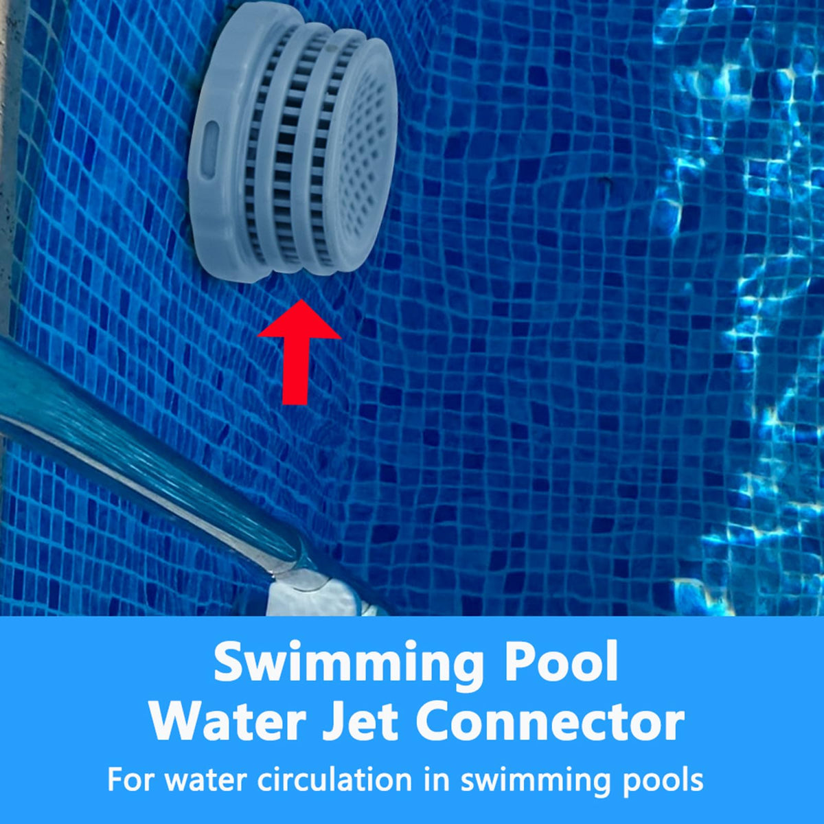 Taudang 1-1/4 inch fitting for universal pool inlet and outlet