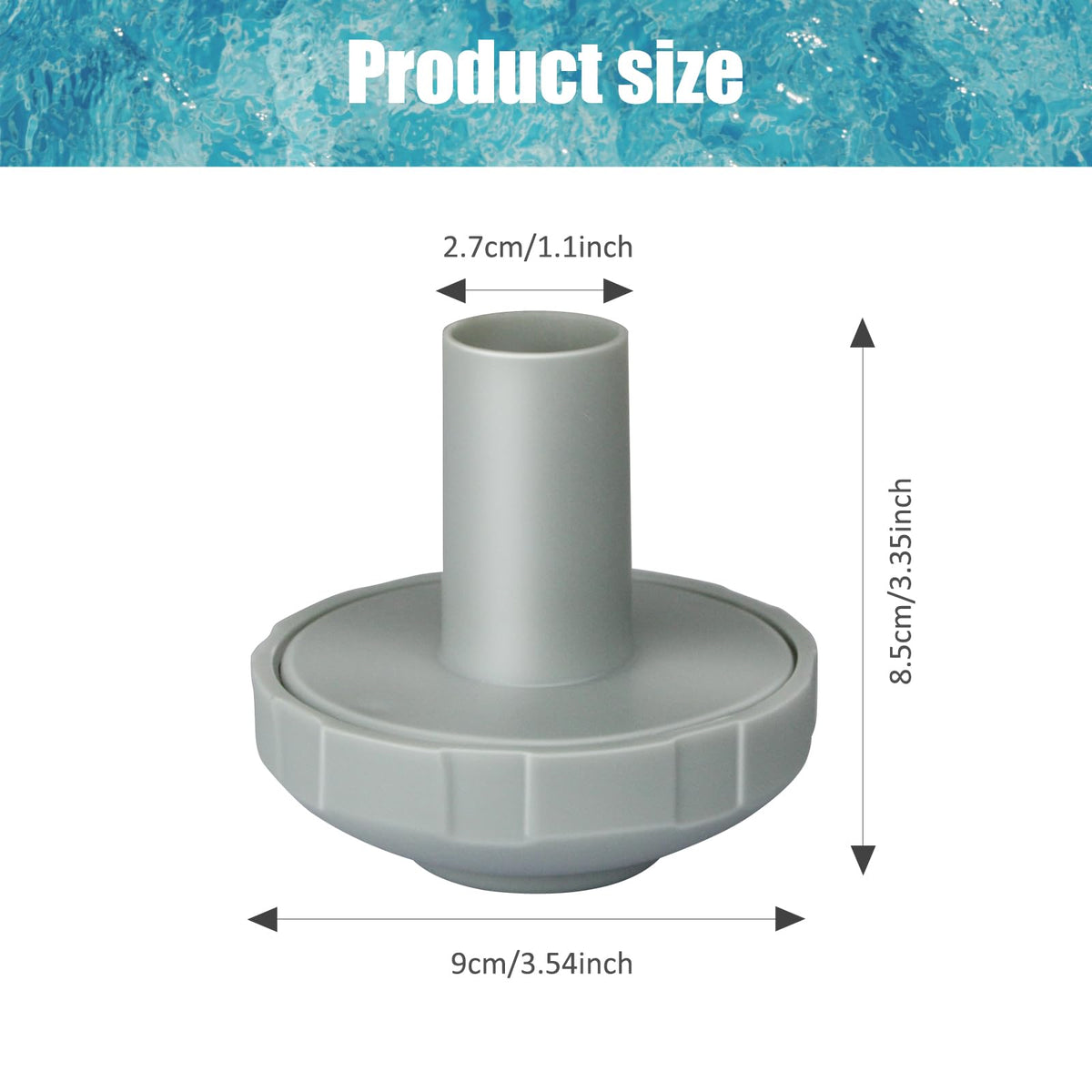 Taudang threaded strainer connector installs easily with no tools