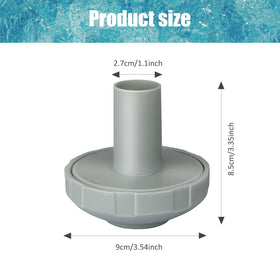 Taudang threaded strainer connector installs easily with no tools