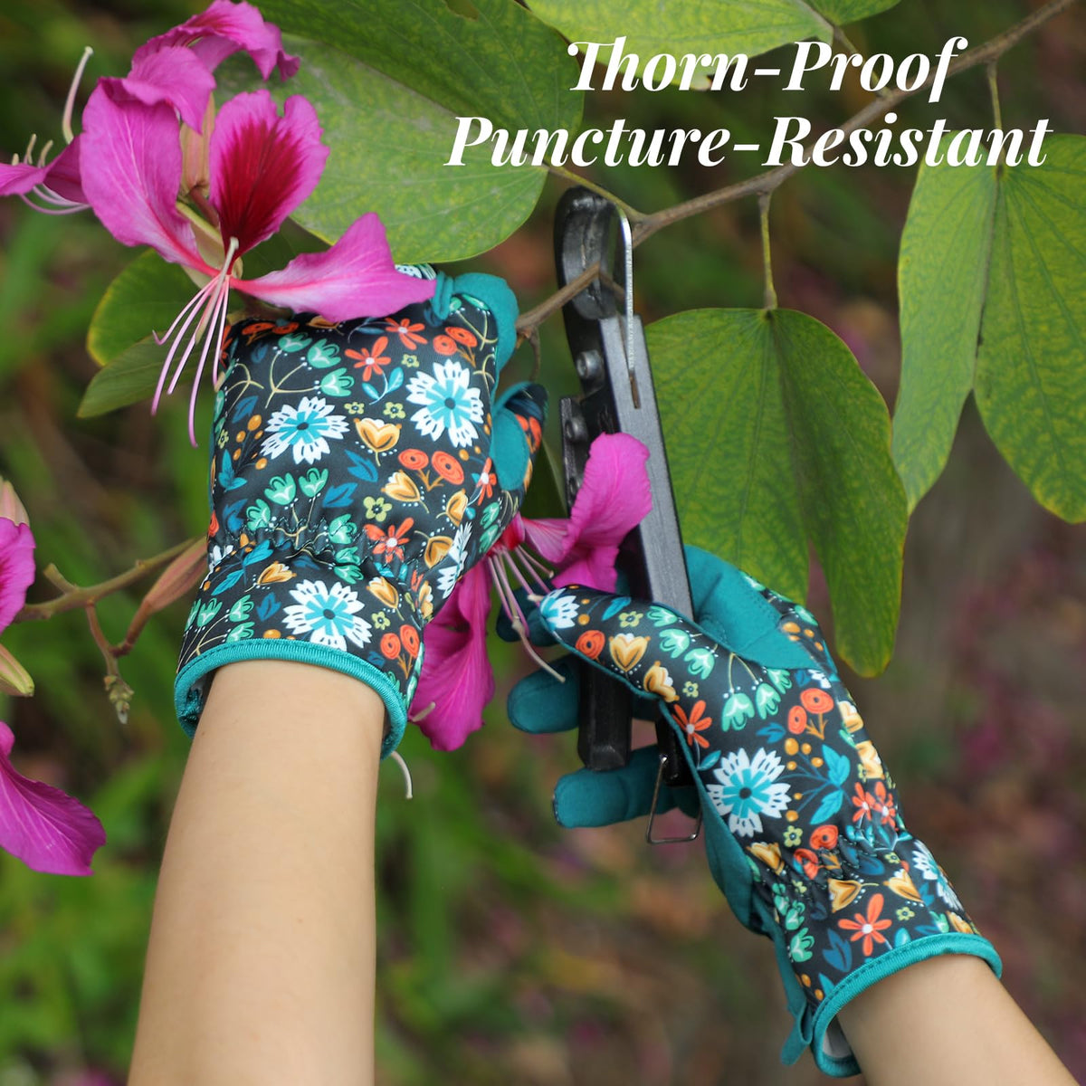 Tavaleu elastic wrist gardening gloves seal out dirt
