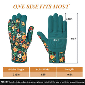 Tavaleu gardening gloves with durable microfiber leather for long-lasting protection.