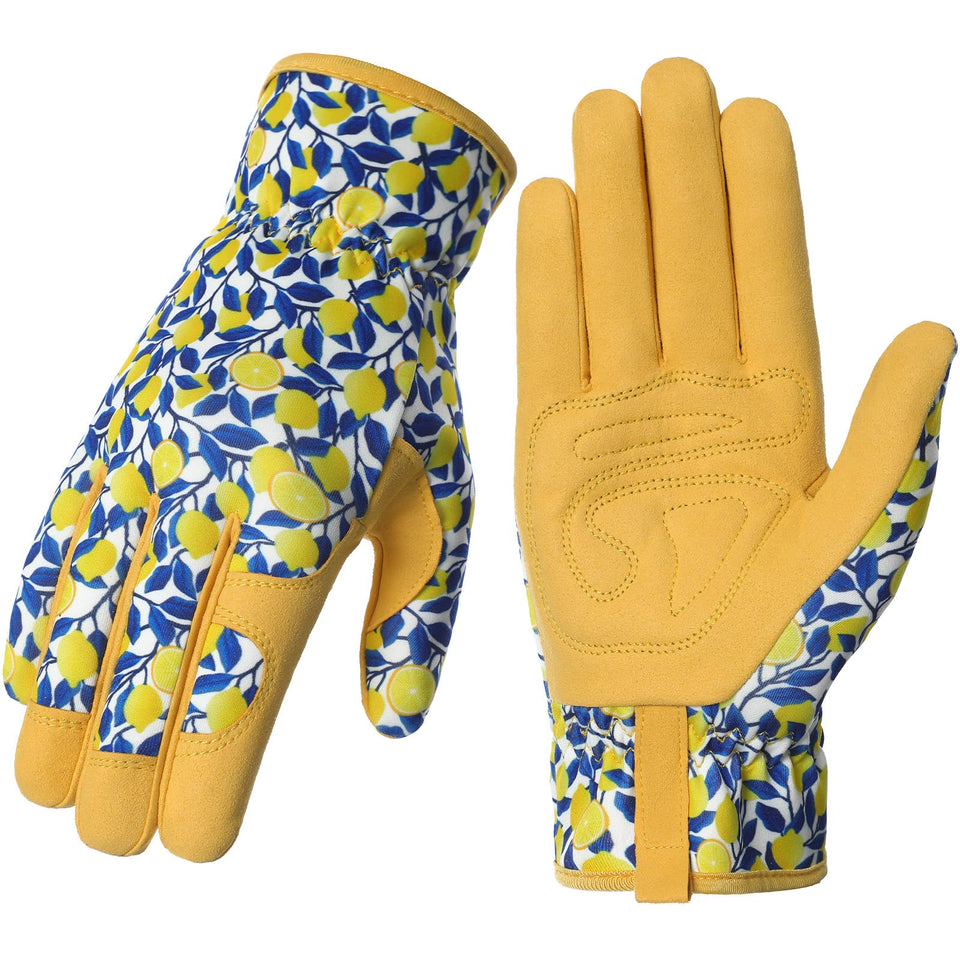 Tavaleu women's gardening gloves protect hands from sharp plants.