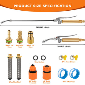 Tayapura brass barb fittings 1/4 inch for secure hose connections and leak prevention